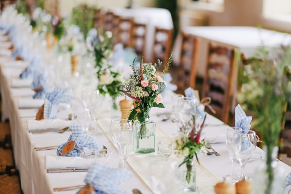 Buffet mariage terracota